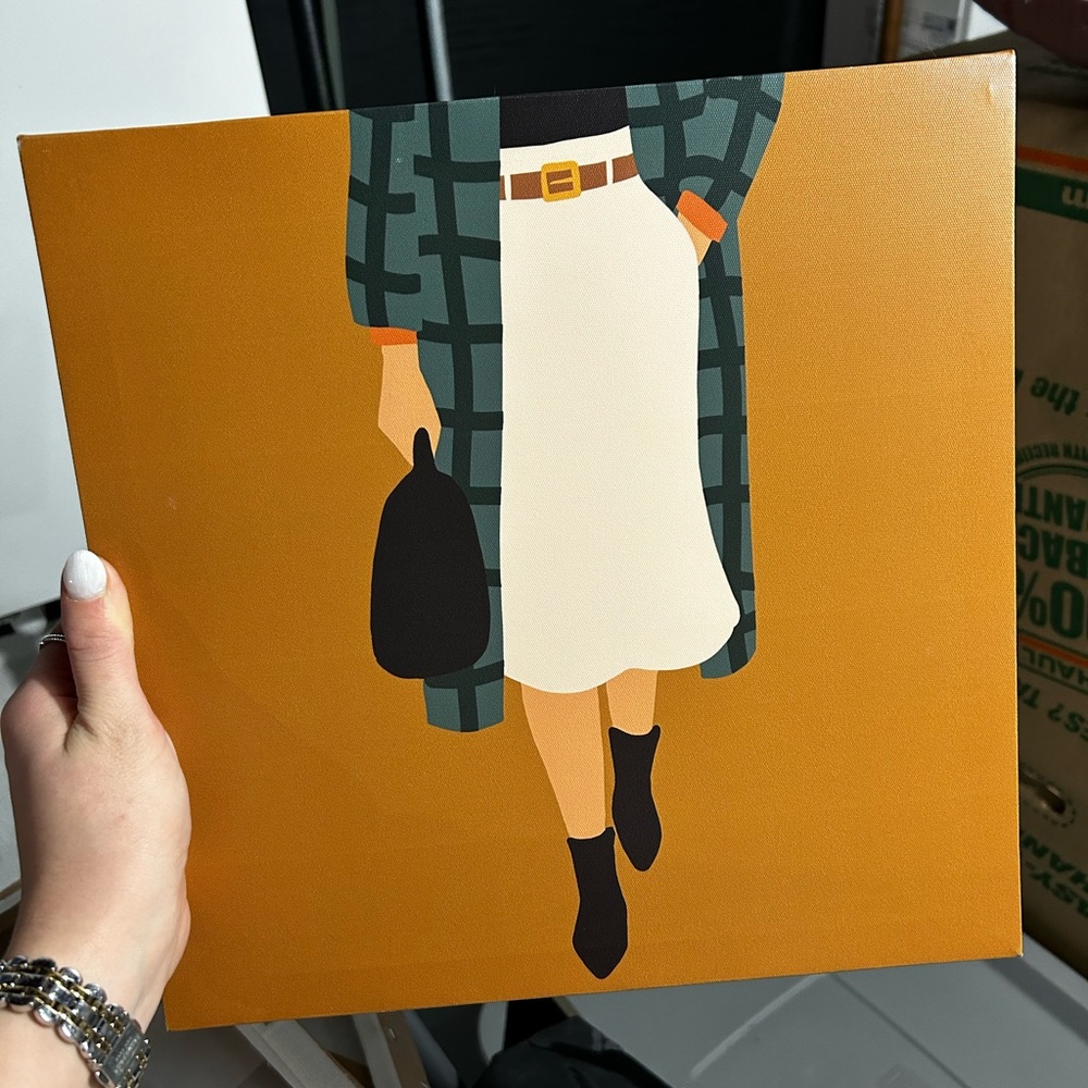 Women’s skirt canvas print